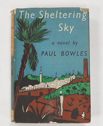 Bowles, Paul - The Sheltering Sky. 1st edition, 2nd impression, with author’s presentation inscription - ‘’for Mr. Williamson with my sincere thanks for helping to make my stay in Ceylon a pleasant one. Paul Bowles’’, or